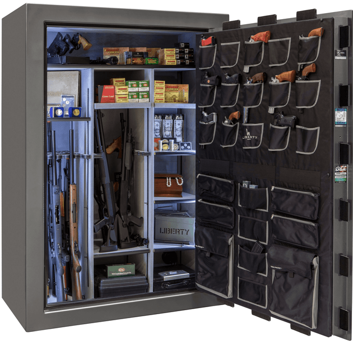Classic Select Extreme | 60 | Level 6 Security | 90 Minute Fire Protection | Gray Gloss | Black Electronic Lock | 72.5"(H) x 50"(W) x 32"(D)