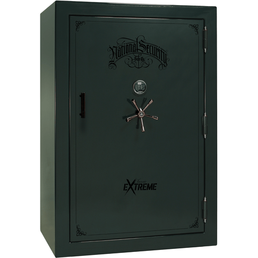 Classic Select Extreme | 60 | Level 6 Security | 90 Minute Fire Protection | Green | Black Electronic Lock | 72.5"(H) x 50"(W) x 32"(D)