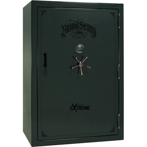 Classic Select Extreme | 60 | Level 6 Security | 90 Minute Fire Protection | Green Gloss | Black Electronic Lock | 72.5"(H) x 50"(W) x 32"(D)