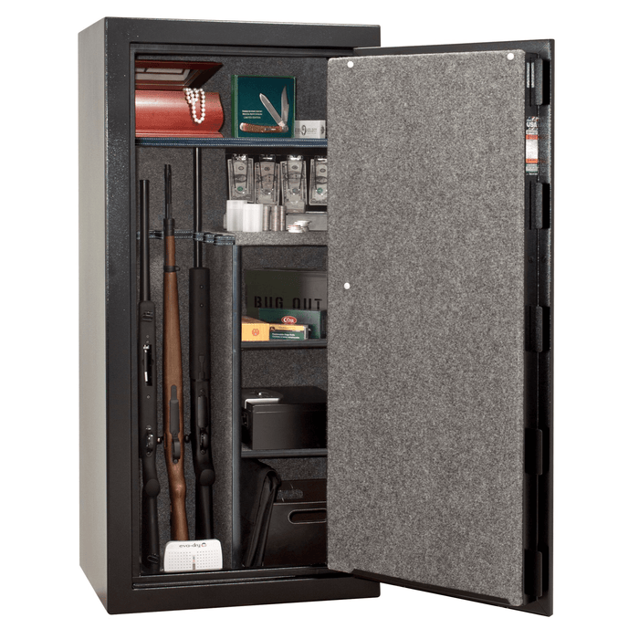 Centurion | 24 | Level 1 Security | 30 Minute Fire Protection | Black | Black Mechanical Lock | 59.5"(H) x 28.25"(W) x 22"(D)