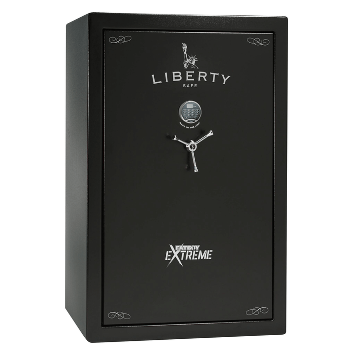 Fatboy Extreme | 64 | Level 4 Security | 90 Minute Fire Protection | Black | Chrome Electronic Lock | 60.5"(H) x 42"(W) x 32"(D)