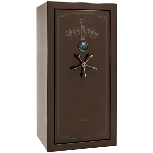Lincoln | 25 | Level 5 Security | 110 Minute Fire Protection | Bronze Gloss | Black Electronic Lock | 60.5"(H) x 30"(W) x 28.5"(D)