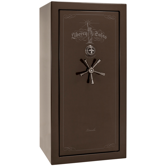 Lincoln | 25 | Level 5 Security | 110 Minute Fire Protection | Bronze Gloss | Black Mechanical Lock | 60.5"(H) x 30"(W) x 28.5"(D)