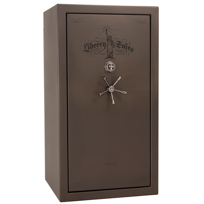 Lincoln | 40 | Level 5 Security | 110 Minute Fire Protection | Bronze | Black Mechanical Lock | 66.5"(H) x 36"(W) x 32"(D)