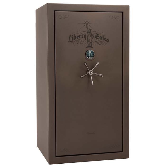 Lincoln | 40 | Level 5 Security | 110 Minute Fire Protection | Bronze | Black Electronic Lock | 66.5"(H) x 36"(W) x 32"(D)