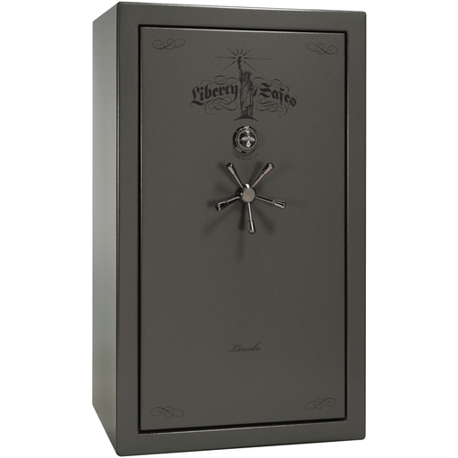 Lincoln | 40 | Level 5 Security | 110 Minute Fire Protection | Gray | Black Mechanical Lock | 66.5"(H) x 36"(W) x 32"(D)