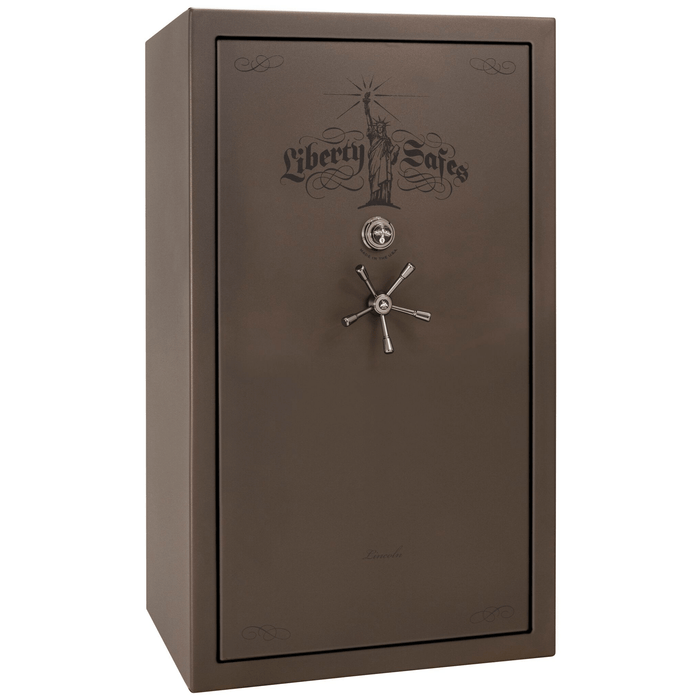 Lincoln | 50 | Level 5 Security | 110 Minute Fire Protection | Bronze | Black Electronic Lock | 72.5"(H) x 42"(W) x 32"(D)