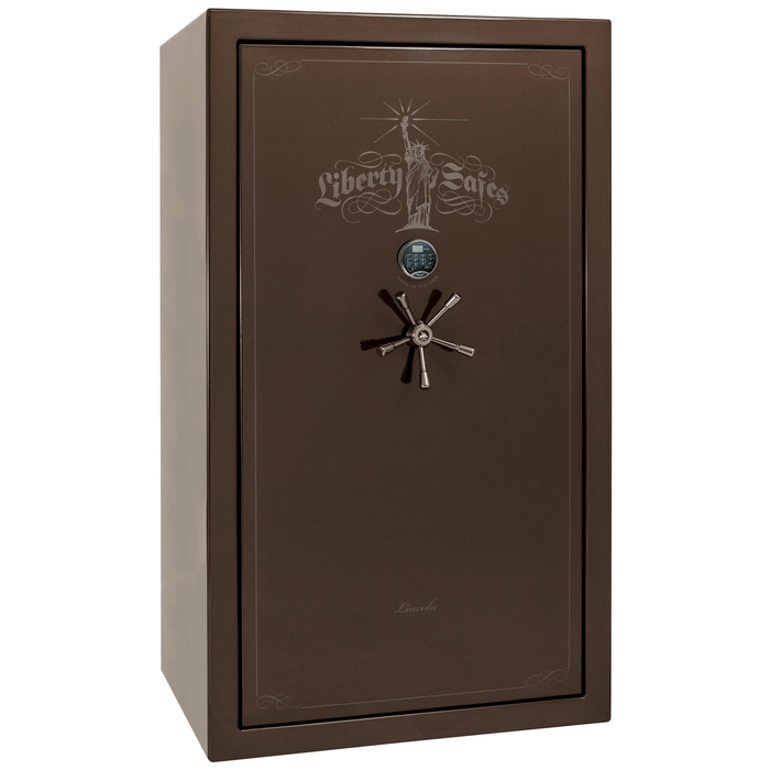 Lincoln | 50 | Level 5 Security | 110 Minute Fire Protection | Bronze Gloss | Black Electronic Lock | 72.5"(H) x 42"(W) x 32"(D)