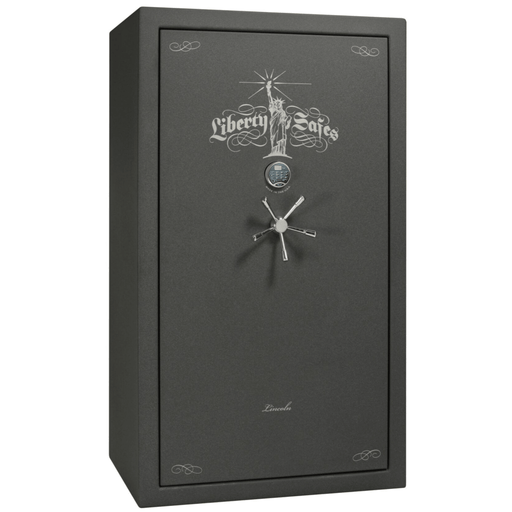 Lincoln | 50 | Level 5 Security | 110 Minute Fire Protection | Granite | Chrome Electronic Lock | 72.5"(H) x 42"(W) x 32"(D)
