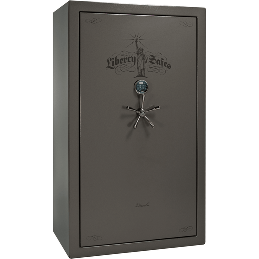 Lincoln | 50 | Level 5 Security | 110 Minute Fire Protection | Gray | Black Electronic Lock | 72.5"(H) x 42"(W) x 32"(D)