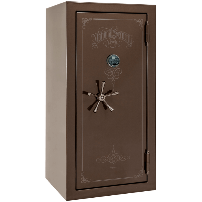Magnum | 25 | Level 8 Security |  2.5 Hours Fire Protection | Bronze Gloss | Black Electronic Lock | 60.5"(H) x 30"(W) x 29"(D)