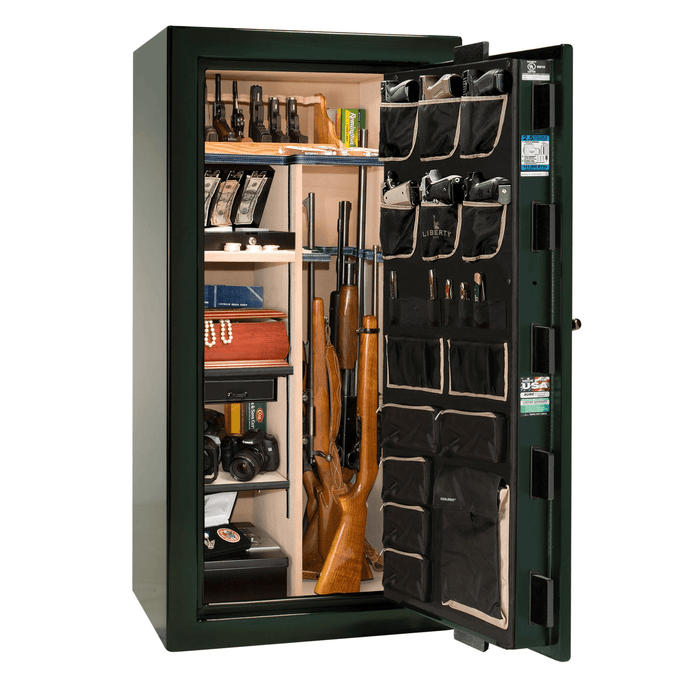 Magnum | 25 | Level 8 Security |  2.5 Hours Fire Protection | Green 2-Tone | Black Electronic Lock | 60.5"(H) x 30"(W) x 29"(D)