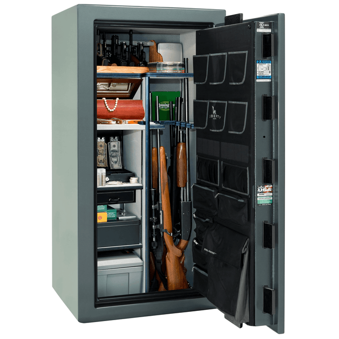 Magnum | 25 | Level 8 Security |  2.5 Hours Fire Protection | Forest Mist Gloss | Black Mechanical Lock | 60.5"(H) x 30"(W) x 29"(D)