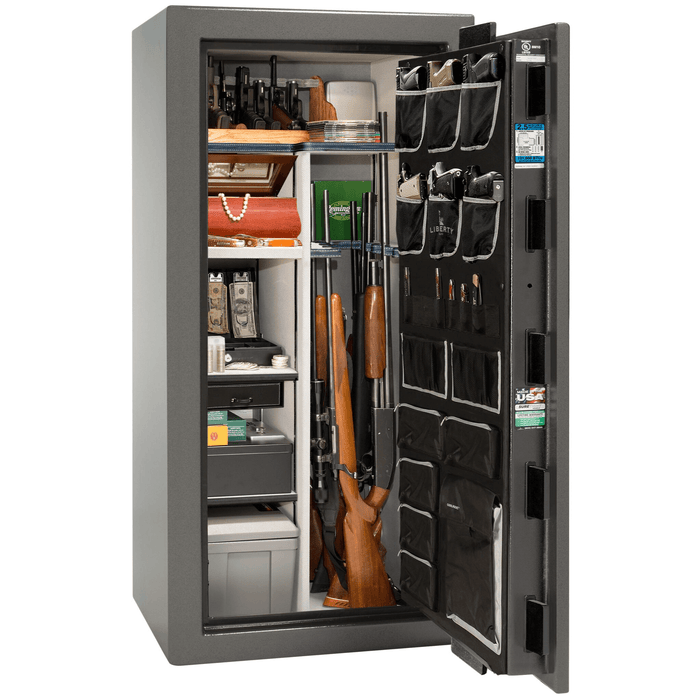 Magnum | 25 | Level 8 Security |  2.5 Hours Fire Protection | Gray | Black Mechanical Lock | 60.5"(H) x 30"(W) x 29"(D)