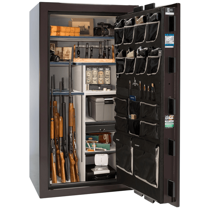 Magnum | 40 | Level 8 Security |  2.5 Hours Fire Protection | Black Cherry Gloss | Black Electronic Lock | 65.5"(H) x 36"(W) x 32"(D)