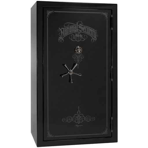 Magnum | 50 | Level 8 Security |  2.5 Hours Fire Protection | Black Gloss | Black Mechanical Lock | 72.5"(H) x 42"(W) x 32"(D)