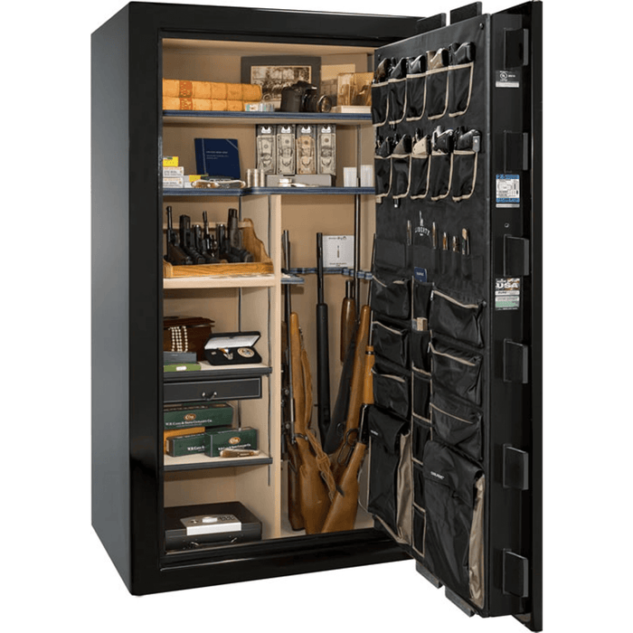 Magnum | 50 | Level 8 Security |  2.5 Hours Fire Protection | Black Gloss | Brass Mechanical Lock | 72.5"(H) x 42"(W) x 32"(D)