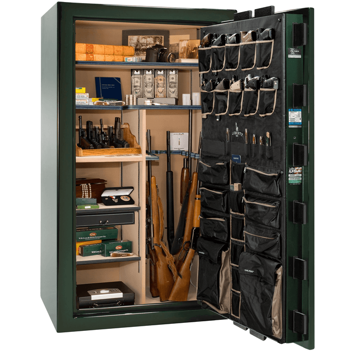 Magnum | 50 | Level 8 Security |  2.5 Hours Fire Protection | Green 2-Tone | Black Mechanical Lock | 72.5"(H) x 42"(W) x 32"(D)