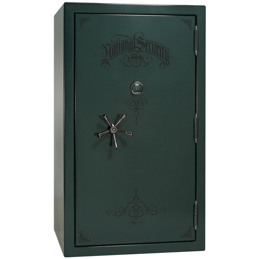 Magnum | 50 | Level 8 Security |  2.5 Hours Fire Protection | Green | Black Electronic Lock | 72.5"(H) x 42"(W) x 32"(D)