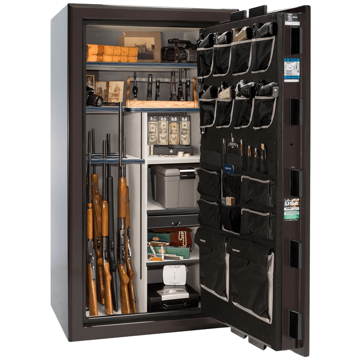 Presidential | 40 | Level 8 Security |  2.5 Hours Fire Protection | Black Cherry Gloss | Black Electronic Lock | 65.5"(H) x 36"(W) x 32"(D)