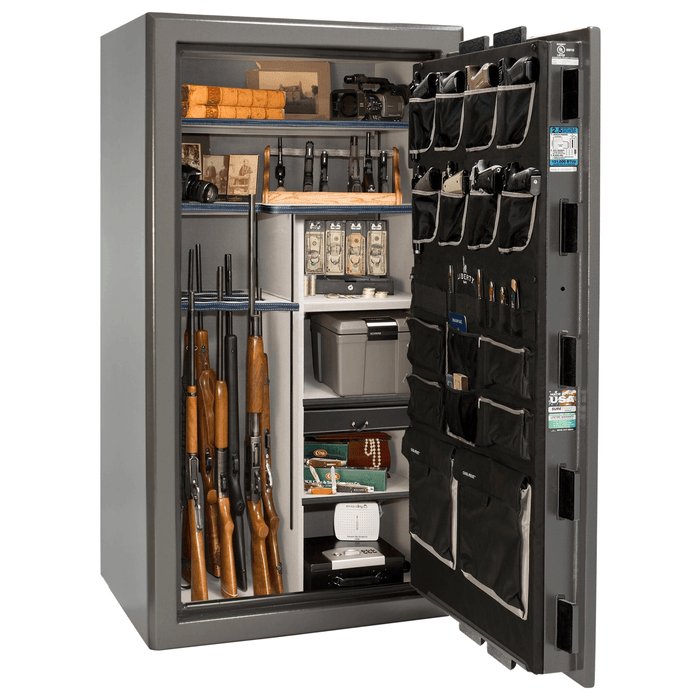 Presidential | 40 | Level 8 Security |  2.5 Hours Fire Protection | Gray Gloss | Black Mechanical Lock | 65.5"(H) x 36"(W) x 32"(D)