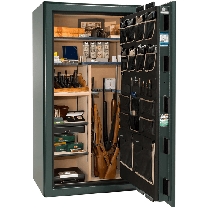 Presidential | 40 | Level 8 Security |  2.5 Hours Fire Protection | Green | Black Mechanical Lock | 65.5"(H) x 36"(W) x 32"(D)