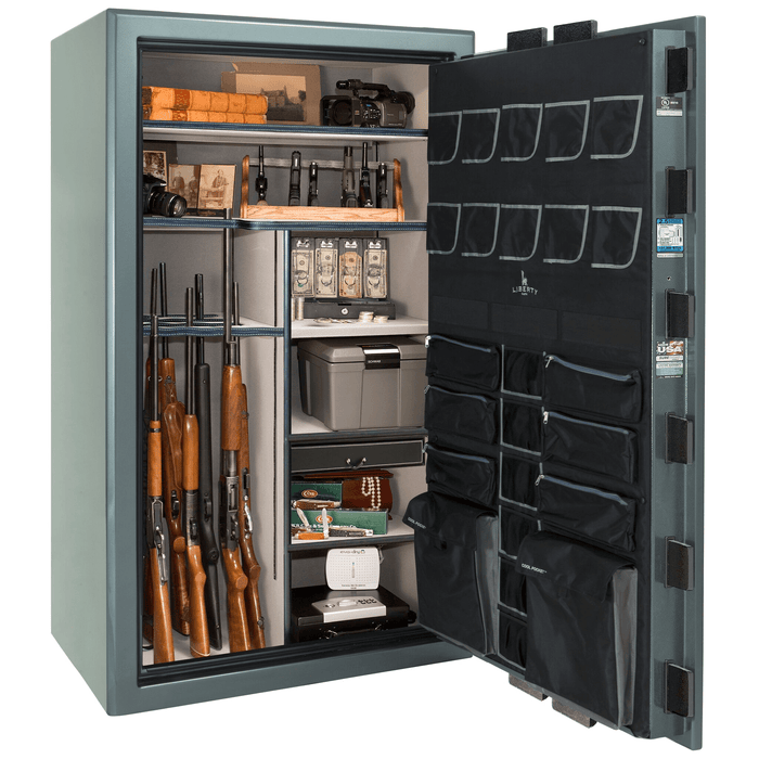 Presidential | 50 | Level 8 Security |  2.5 Hours Fire Protection | Forest Mist Gloss | Black Mechanical Lock | 72.5"(H) x 42"(W) x 32"(D)