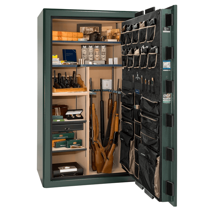 Presidential | 40 | Level 8 Security |  2.5 Hours Fire Protection | Green | Black Electronic Lock | 65.5"(H) x 36"(W) x 32"(D)