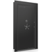 Vault Door Left Inswing | Black Gloss | Black Mechanical Lock | 81-85"(H) x 27-42"(W) x 7-10"(D)