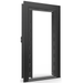Vault Door Left Inswing | Black Gloss | Chrome Mechanical Lock | 81-85"(H) x 27-42"(W) x 7-10"(D)