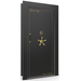 Vault Door Right Inswing | Black Gloss | Brass Electronic Lock | 81-85"(H) x 27-42"(W) x 7-10"(D)