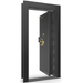 Vault Door Right Inswing | Black Gloss | Brass Electronic Lock | 81-85"(H) x 27-42"(W) x 7-10"(D)