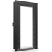 Vault Door Left Inswing | Black Gloss | Brass Electronic Lock | 81-85"(H) x 27-42"(W) x 7-10"(D)