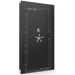 Vault Door Left Outswing | Black Gloss | Chrome Mechanical Lock | 81-85"(H) x 27-42"(W) x 7-10"(D)