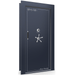 Vault Door Right Inswing | Blue Gloss | Chrome Mechanical Lock | 81-85"(H) x 27-42"(W) x 7-10"(D)