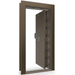Vault Door Right Inswing | Bronze Gloss | Black Electronic Lock | 81-85"(H) x 27-42"(W) x 7-10"(D)
