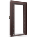 Vault Door Left Inswing | Burgundy Gloss | Brass Electronic Lock | 81-85"(H) x 27-42"(W) x 7-10"(D)