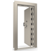 Vault Door Right Inswing | Champagne Gloss | Black Mechanical Lock | 81-85"(H) x 27-42"(W) x 7-10"(D)