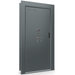 Vault Door Left Inswing | Forest Mist Gloss | Black Mechanical Lock | 81-85"(H) x 27-42"(W) x 7-10"(D)