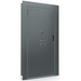 Vault Door Left Outswing | Forest Mist Gloss | Black Mechanical Lock | 81-85"(H) x 27-42"(W) x 7-10"(D)