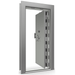 Vault Door Right Inswing | Gray Gloss | Black Electronic Lock | 81-85"(H) x 27-42"(W) x 7-10"(D)