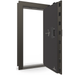 Vault Door Right Outswing | Gray | Black Mechanical Lock | 81-85"(H) x 27-42"(W) x 7-10"(D)