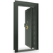 Vault Door Right Inswing | Green Gloss | Brass Electronic Lock | 81-85"(H) x 27-42"(W) x 7-10"(D)