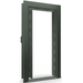 Vault Door Left Inswing | Green | Black Electronic Lock | 81-85"(H) x 27-42"(W) x 7-10"(D)