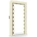 Vault Door Left Inswing | White | Black Electronic Lock | 81-85"(H) x 27-42"(W) x 7-10"(D)