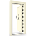Vault Door Right Inswing | White | Black Electronic Lock | 81-85"(H) x 27-42"(W) x 7-10"(D)